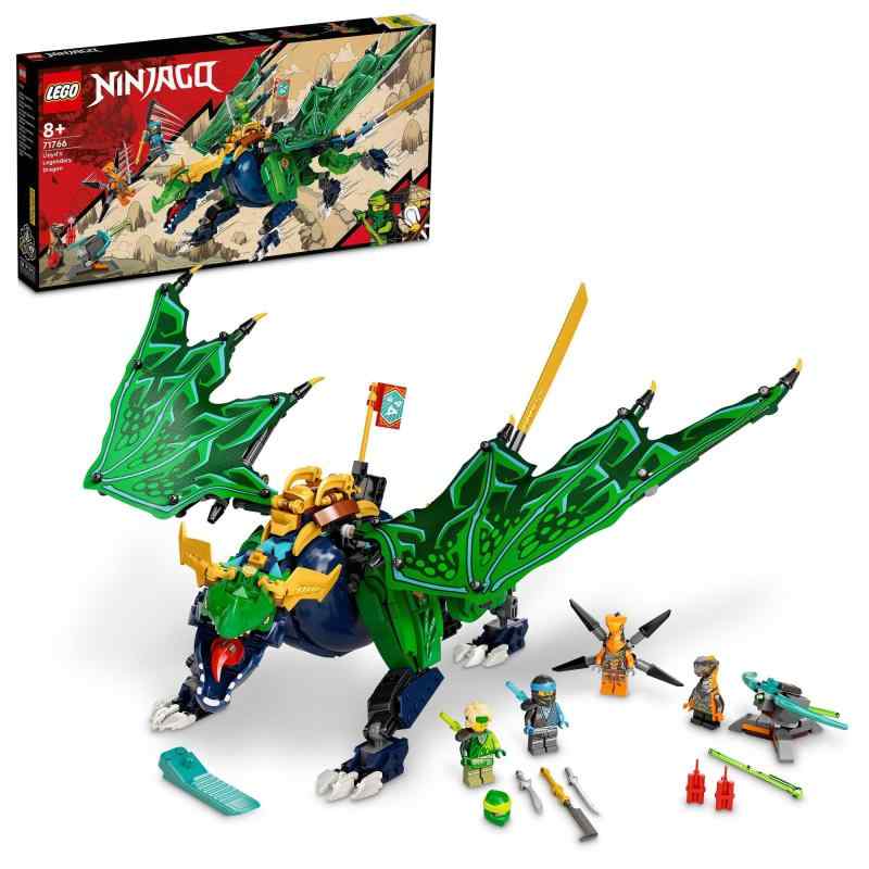 レゴ(LEGO) ニンジャゴー ロイドの謂われ因縁の火竜 71766 手あそび 立ちはだかる 差し上げ物 火竜 忍びの者 にんじゃ お坊っちゃん 8歳以上