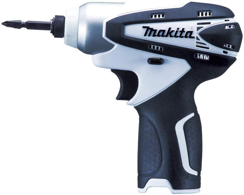 マキタ(Makita) 充電式インパクトドライバ 10.8V 白 (本体のみ/バッテリー・充電器別売) TD090DZW