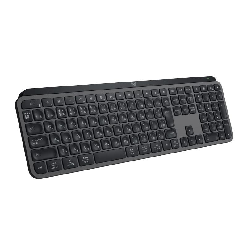 ロジクール MX KEYS S 無線電話 鍵盤 KX800sGR Bluetooth Logi Bolt Unifying非相応う Smart Actions 相応う Windows Mac Chrome Android FLOW Easy-Swit