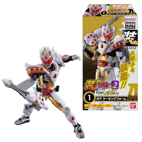 バンダイ(BANDAI) 装動 仮面ライダーガヴGV2 Feat.装動 仮面ライダーギーツ (12個入) 食玩・チューインガム (仮面ライダーシリーズ)画像