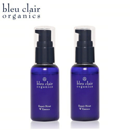 [2本書き割り / bleu clair / ブルークレール]  リペアモイストW抽出エキス 50ml ×2本 (美容液) 『洗いざらいなオーガニック・無付け加えるにこだわって作られた国産のオーガニックコスメ』かわき切る肌 脂性肌 決まりきった肌 感じやすい肌 人はだ世話をする かざり付ける品 【貨物輸送無料！】【定まり売りわたす店】