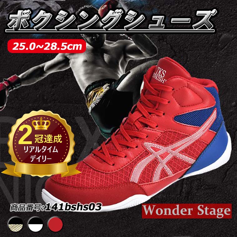 ミズノ　mizuno　ボクシングシューズ　リングシューズ　24.５センチ　格闘技 Mizuno 別注ボクシングシューズ (ミドルカット・折り返しタイプ
