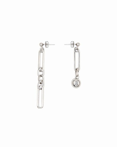 【正規取扱店販売品】JUSTINE CLENQUET Ali earrings silver ピアス｜WONDERCUBE ONLINE