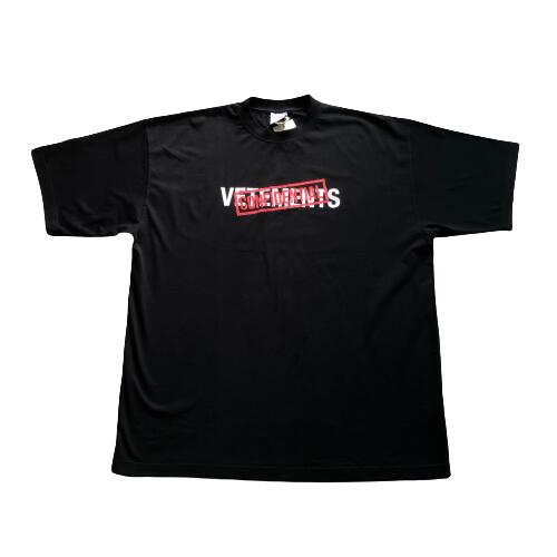 スーパーセール】 VETEMENTS ヴェトモン CONFIDENTIAL CUTSEWN ロゴT