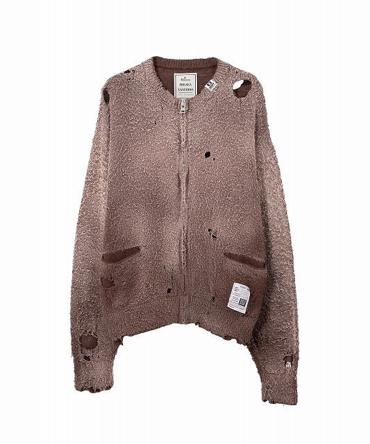 楽天市場】MAISON MIHARA YASUHIRO DISTRESSED KNIT CARDIGAN