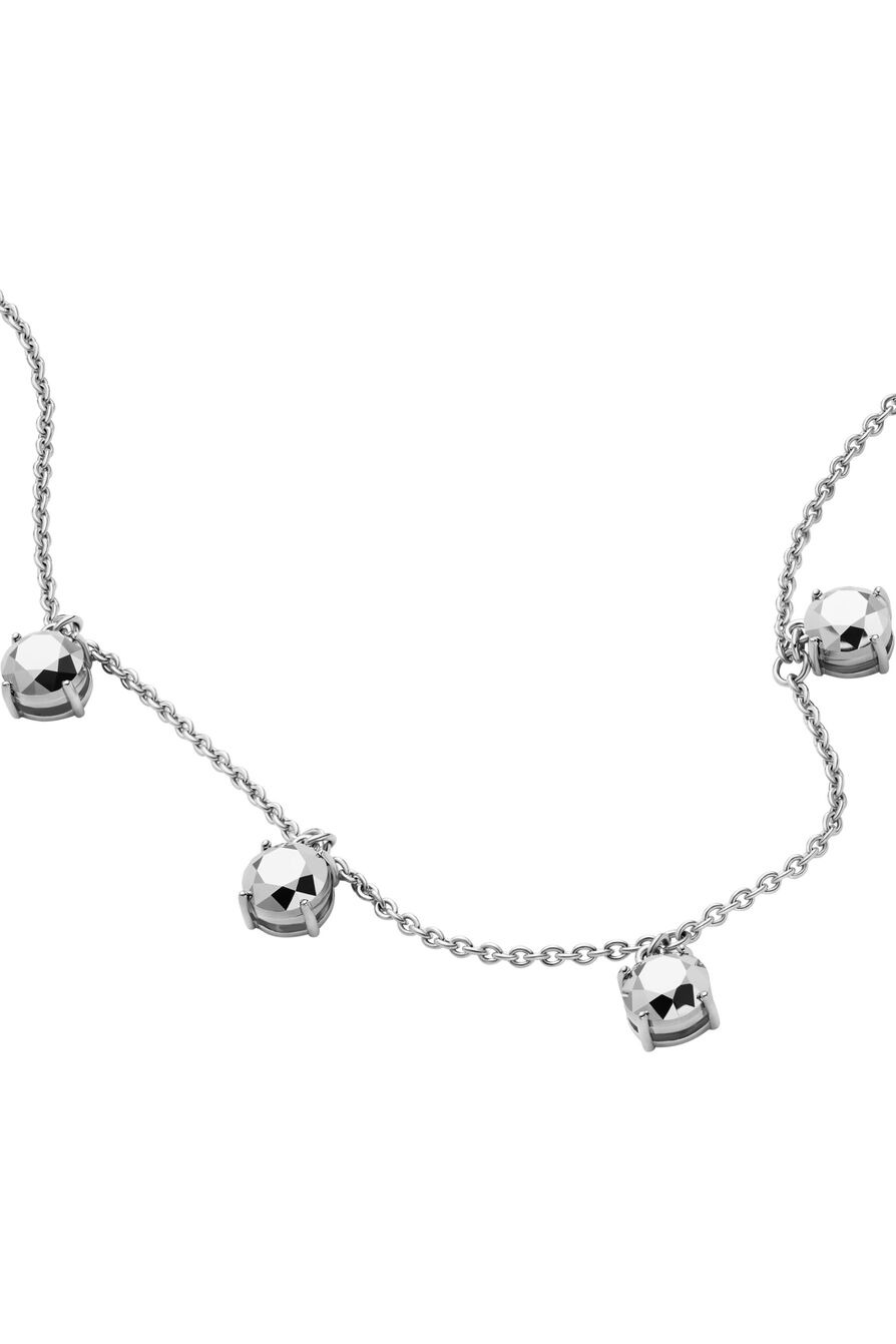 DIESEL dx1521 jewel チャームチェーンネックレス シルバー 早い者勝ち!!! DIESEL◇チェーンネックレス｜Dx1521 Jewel