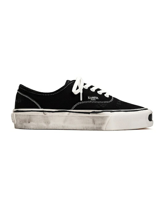 【正規取扱店販売品】KAMIYA "Herc" Distressed Vulcanized Sneaker|WONDERCUBE ONLINE