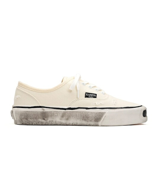 【正規取扱店販売品】KAMIYA "Herc" Distressed Vulcanized Sneaker｜WONDERCUBE ONLINE