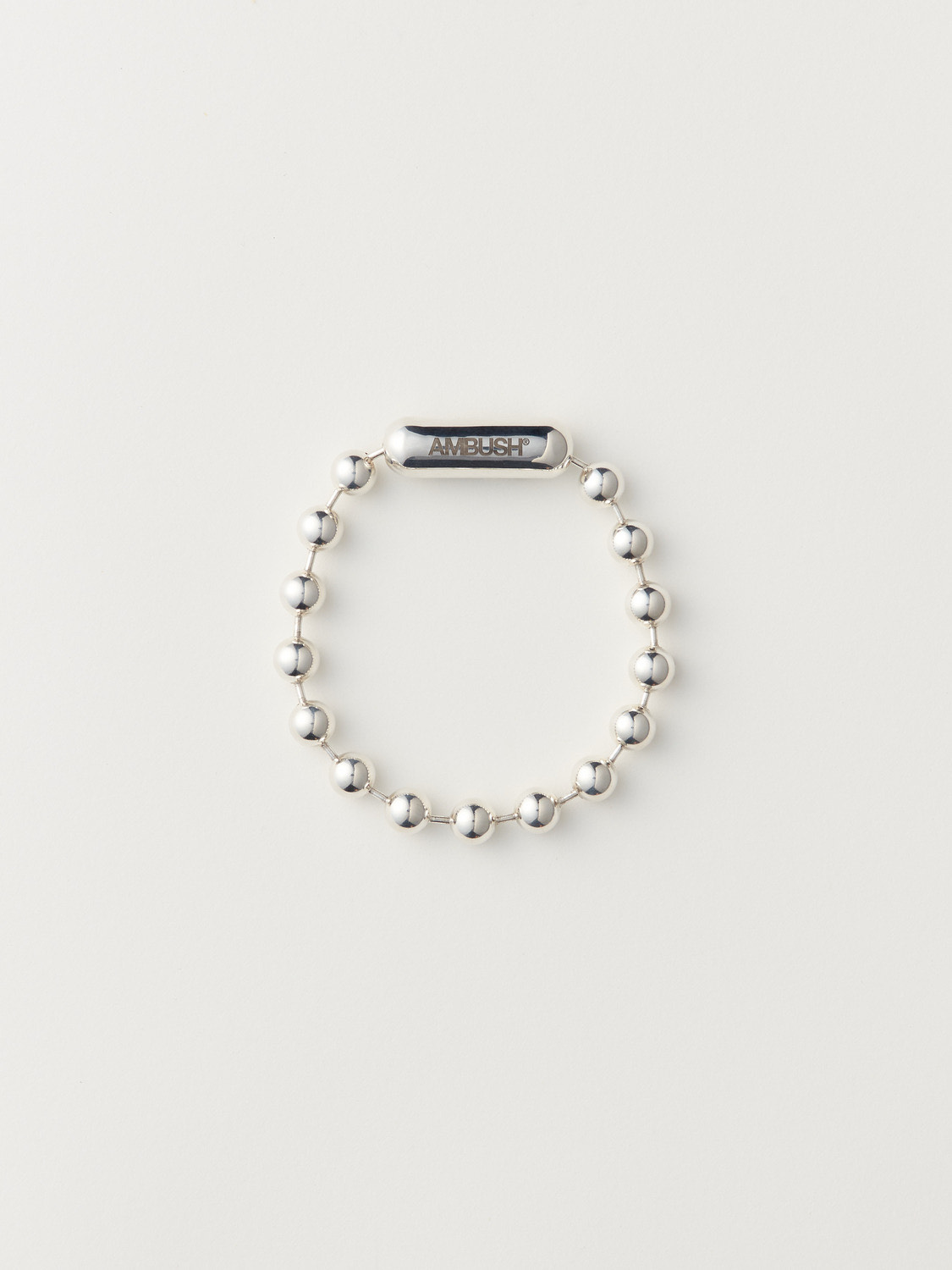 AMBUSH メタルプレート　ネームプレート　アムブッシュ AMBUSH(アンブッシュ) 通販サイト 【CRYSTAL PEARL BELT】