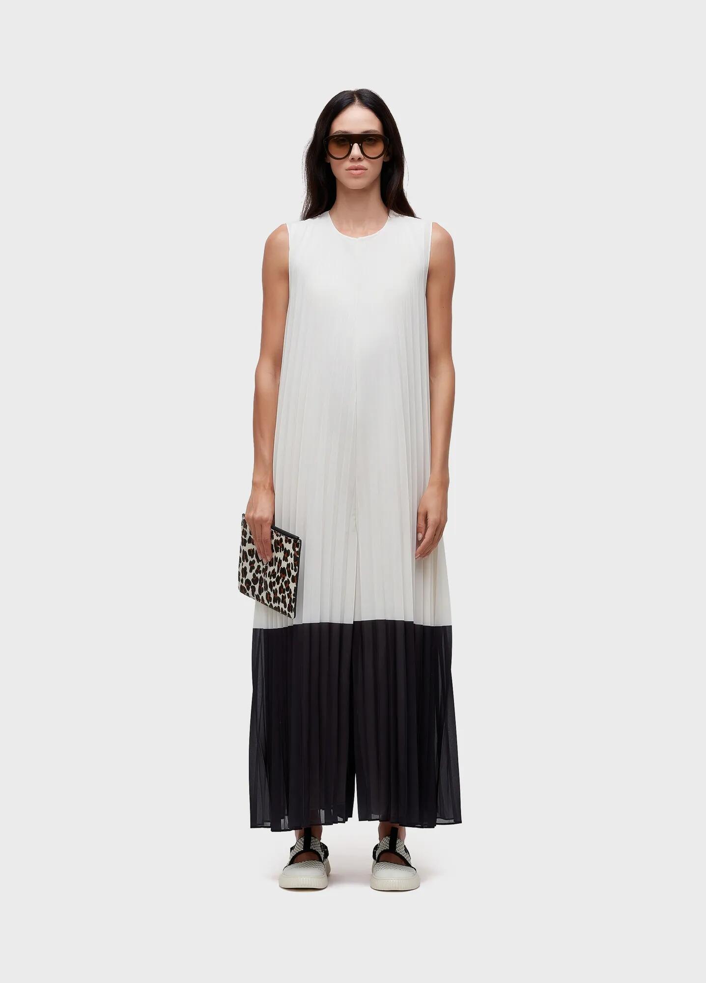 【置き目取りまわし店売りわたす品】OSKLEN オスクレン 飛び降りる背広 Pleated Sleeveless Jumpsuit