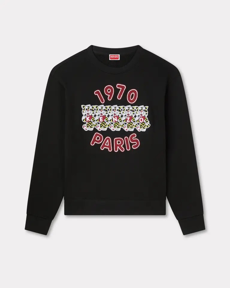 【正規取扱店販売品】'KENZO Wild Tiger' エンブロイダリー スウェット イン コットン｜WONDERCUBE ONLINE