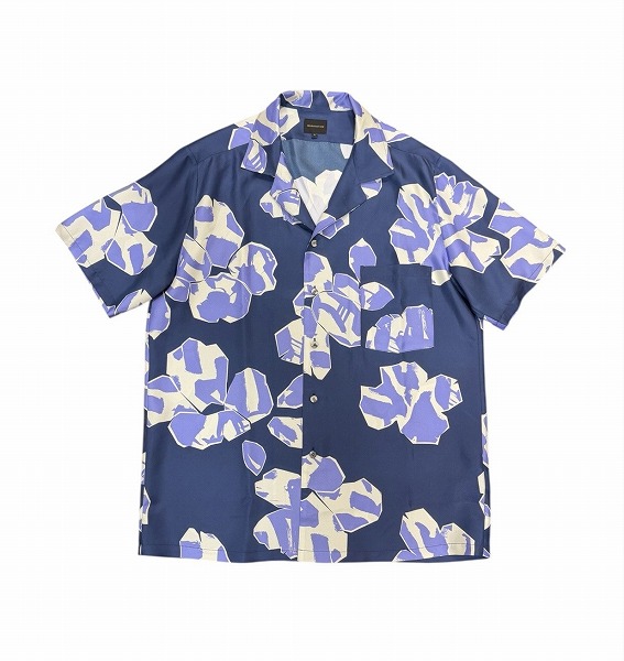 【正規取扱店販売品】BANANA TIME HAWAIIAN 2SHORTS PAPER CUTS NAVY LILAC|WONDERCUBE ONLINE