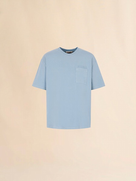 【正規取扱店販売品】MARNI パッチ コットン Tシャツ ライトブルー|WONDERCUBE ONLINE