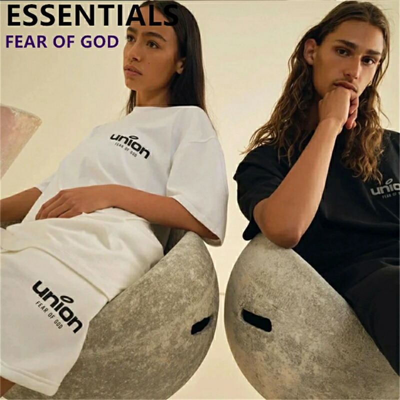 「期間限定セール」FOG ESSENTIALS エッセンシャルズ　Tシャツ　T-shirt 両面ロゴ バックプリント プリント メンズ レディース オーバーサイズ フィアオブゴッド Fear Of God　ユニセックス 春夏 夏 半袖 最新 正規品 男女兼用