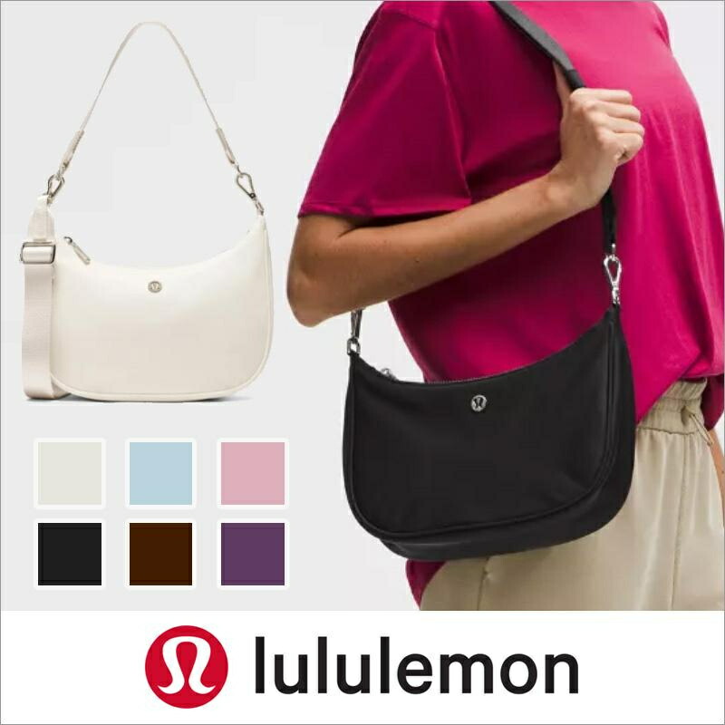 ルル檸檬 lululemon City Essentials Small Shoulder Bag 3L ショルダーバッグ レディース 軽さ パウダーコンパクト ブランド名 心地好い 日常使い走り