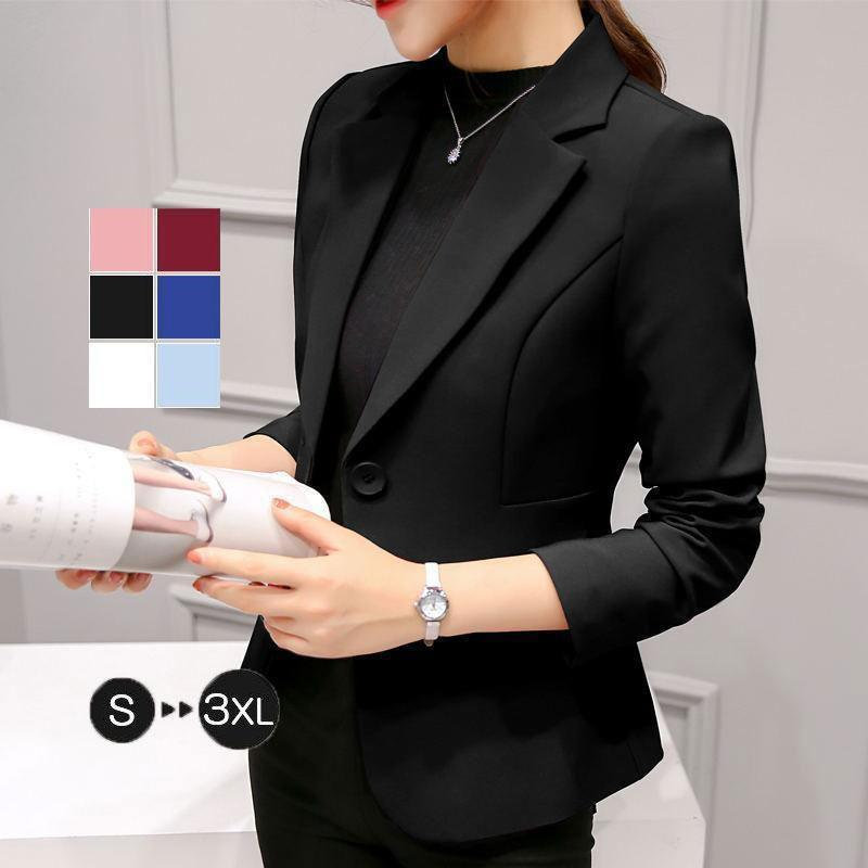 楽天市場】テーラードジャケット レディース ノーカラージャケット 黒