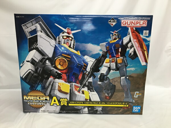 【期間限定値下げ】美品■素組■■メガサイズ機動戦士ガンダム 1/48組立済み BANDAI 【新品】1週間以内発送 メガサイズ 1/48 シャア専用ザク