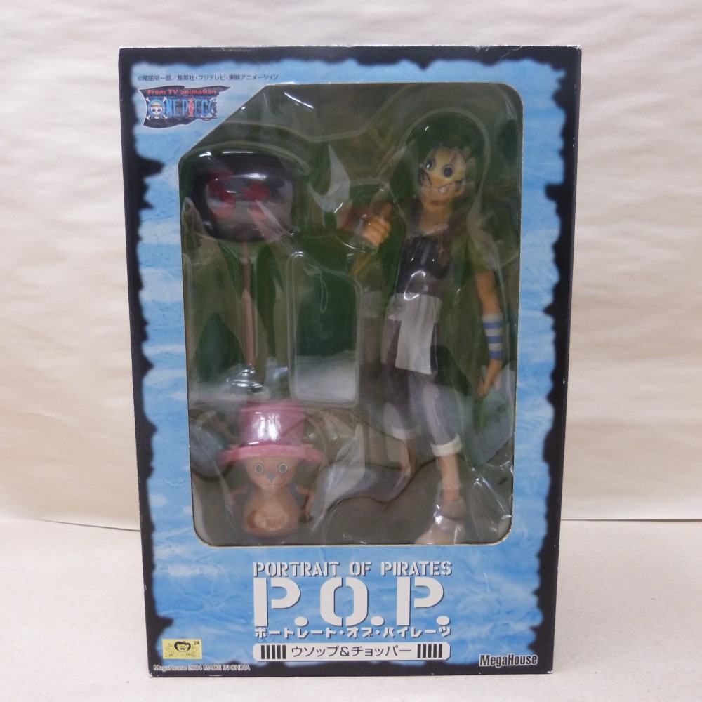 【中古】【開封品】ウソップ＆チョッパー 「ワンピース」 エクセレントモデル Portrait.Of.Pirates＜フィギュア＞（代引き不可）6600
