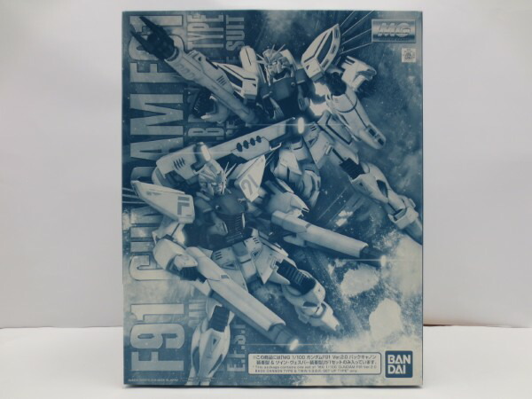 【中古】【未組立】F91 ガンダムF91 Ver.2.0 バックキャノン装着型＆ツイン・ヴェスパー装着型 「機動戦士ガンダムF91-MSV」＜プラモデル＞（代引き不可）6587画像