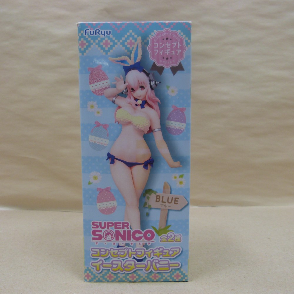 【未開封】すーぱーそに子 スペースポリス ハッピーイースター 2点セット すーぱーそに子 コンセプトフィギュア イースターバニー ピンク Furyu