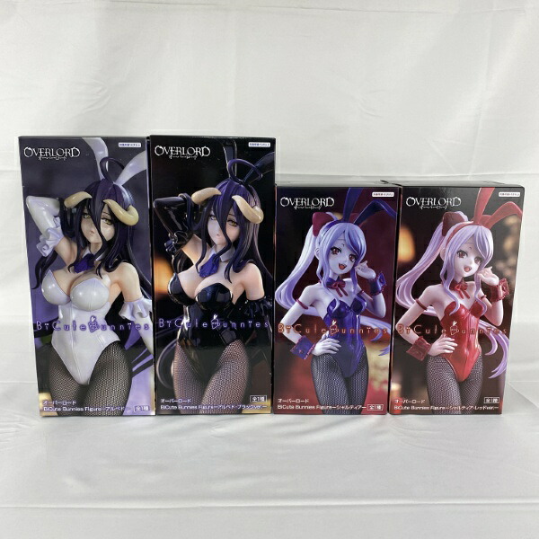 【中古】【未開封】【セット】BiCute Bunnies Figure アルベド/アルベドブラック/シャルティア/シャルティアレッド 4点＜フィギュア＞（代引き不可）6541 7,100円