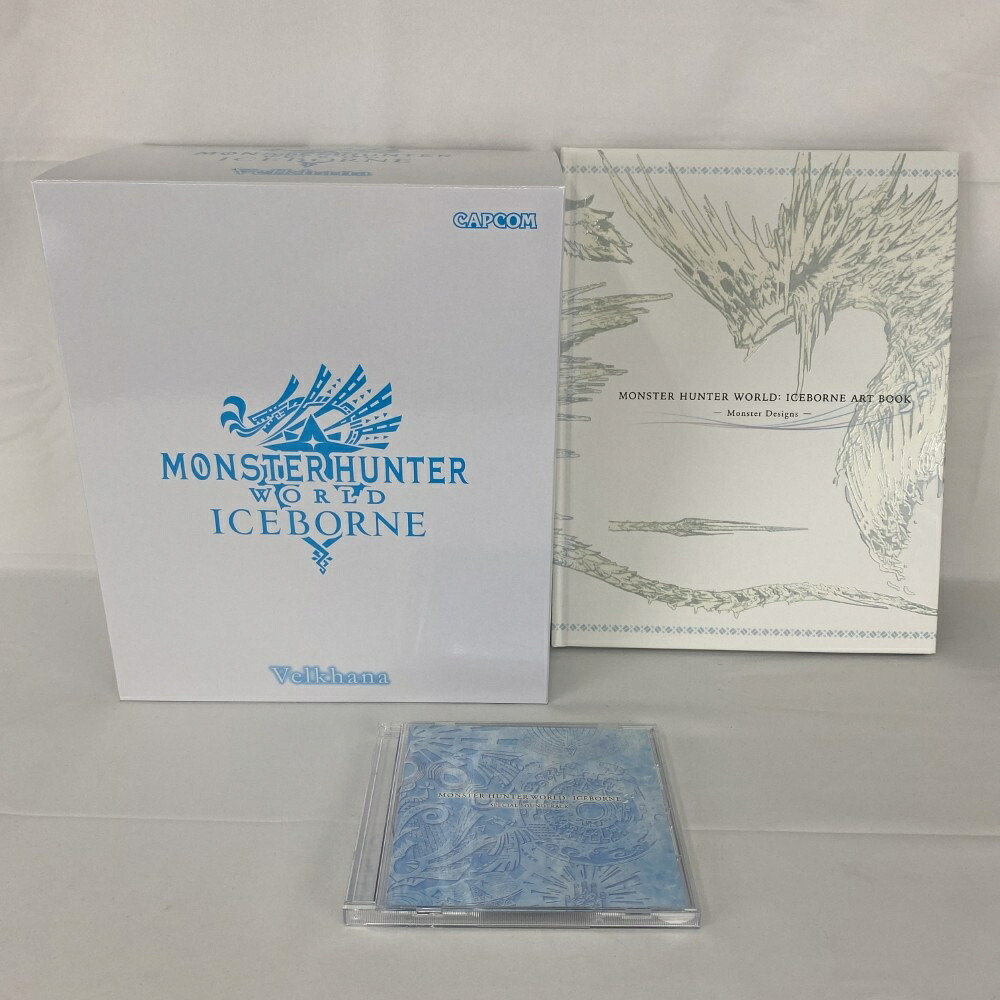 【中古】【開封品】モンスターハンターワールド:アイスボーン コレクターズ イヴェルカーナフィギュア(ブック、サントラ付)＜フィギュア＞（代引き不可）6541