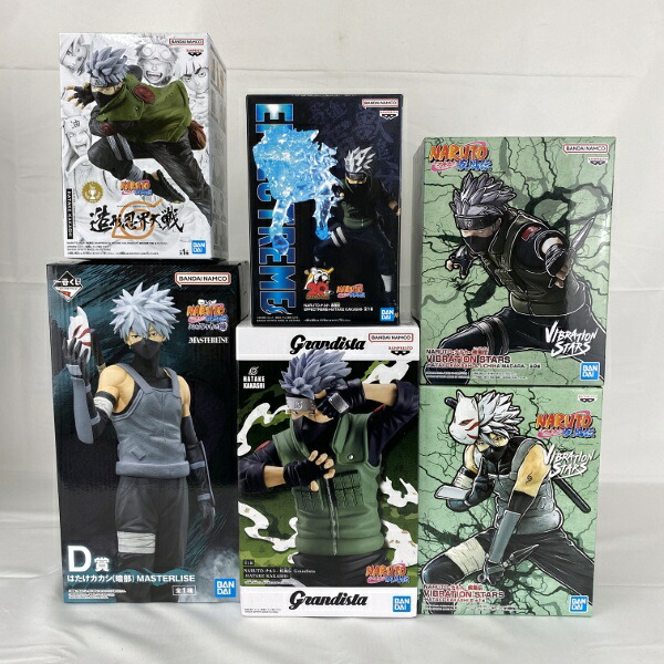 【中古】【未開封】【セット】NARUTO-ナルト- 疾風伝 はたけカカシ フィギュア 6点＜フィギュア＞（代引き不可）6541