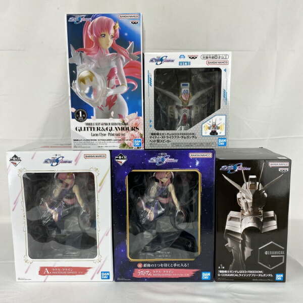 【中古】【未開封】【セット】機動戦士ガンダムSEED FREEDOM フィギュア&スピーカー ラクス/フリーダムガンダム 5点＜フィギュア＞（代引き不可）6541