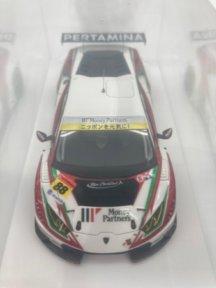 【★エントリーで尖んがり10倍★】【中古】【開封品】1/43 Manepa LAMBORGHINI GT3 SUPER GT GT300 2018 #88 [45662] ミニカー＜コレクターズアイテム＞（代引っ張ること不可）6559