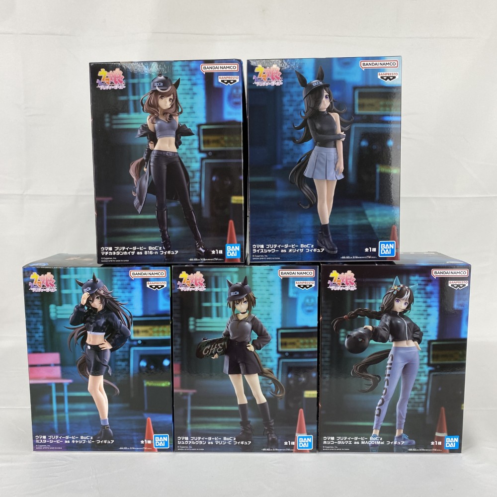 【中古】【未開封】【セット】ウマ娘 プリティーダービー BoC'z フィギュア(プライズ) 5点＜フィギュア＞（代引き不可）6541