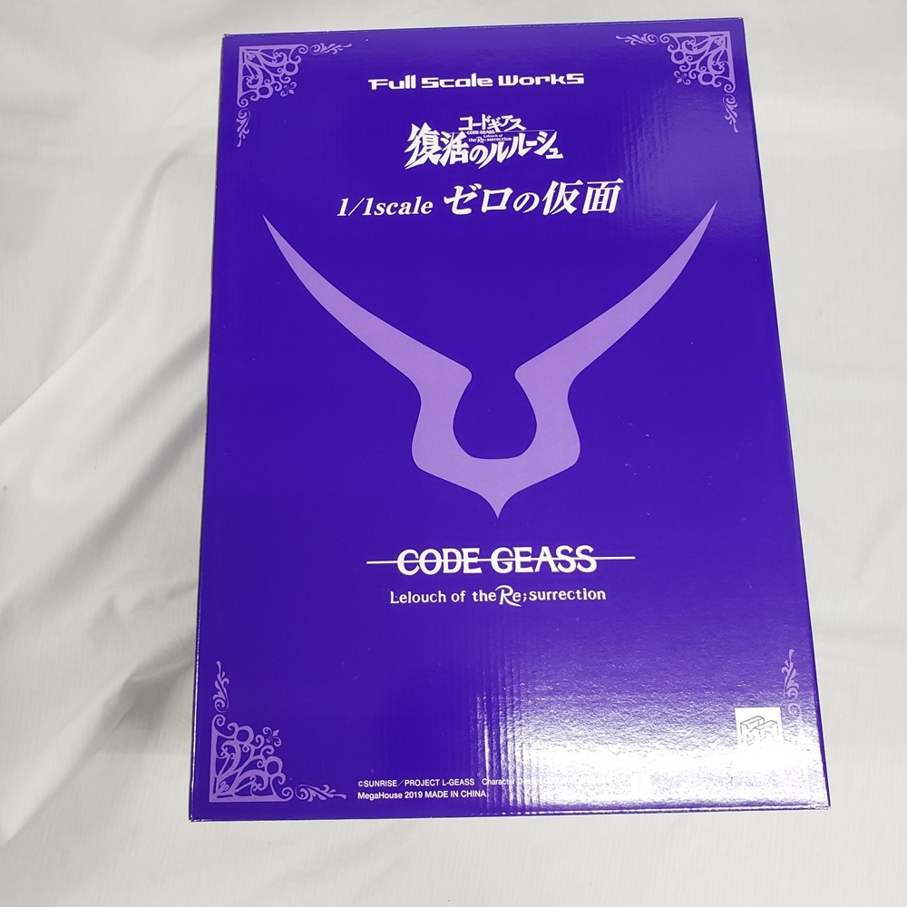【中古】【開封品】ゼロの仮面 「コードギアス 復活のルルーシュ」 1/1 FULL SCALE WORKS PVC製塗装済完成品＜おもちゃ＞（代引き不可）6561