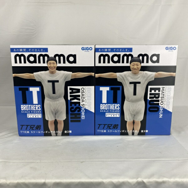【中古】【未開封】【セット】man-ma TT兄弟スケールフィギュア たけし/てるお 2点＜フィギュア＞（代引き不可）6541
