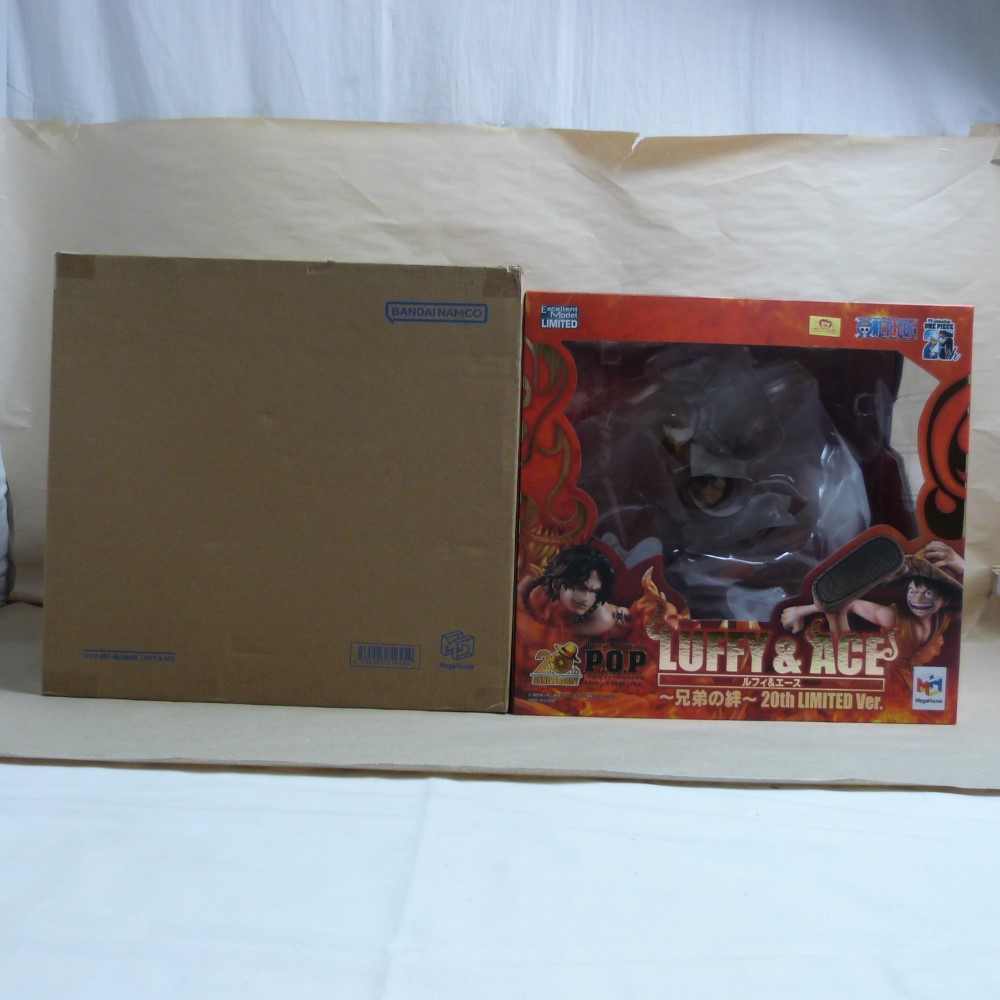 【中古】【輸送箱開封・未開封】ルフィ＆エース ～兄弟の絆～ 20th LIMITED Ver.「ワンピース」Portrait.Of.Piratesワンピース＜フィギュア＞（代引き不可）6600
