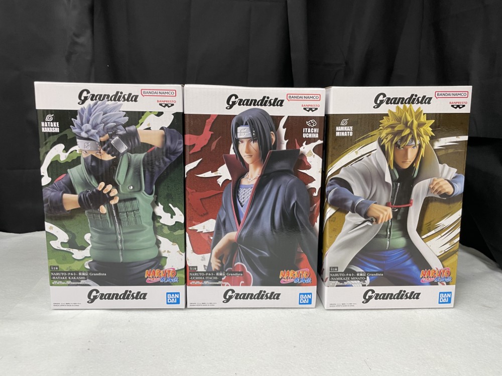 NARUTO-ナルト-疾風伝 フィギュア Grandista 波風ミナト 未開封】NARUTO ナルト疾風伝 Grandistaミナト 8体セット 波風