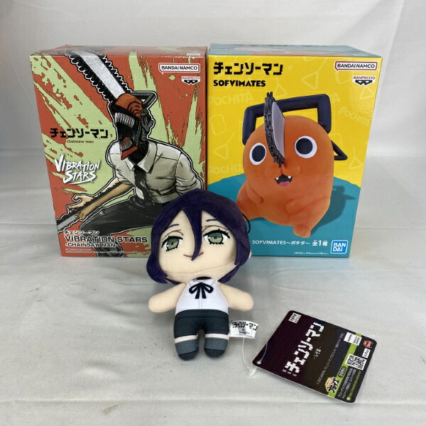 【中古】【未開封/未使用】【セット】アニメ「チェンソーマン」 プライズセット 3点<フィギュア>(代引き不可)6541|新星堂WonderGOO店