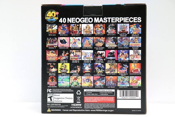 中古 ネオジオミニ 未開封新品 国内正規品 Neogeo Mini International Neogeo International ネオジオミニ インターナショナル版 ゲーム機本体 レトロゲーム 代引き不可 6546 新星堂wondergoo店状態sランク エスエヌケイ