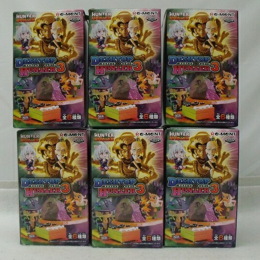 【中古】【開封品】全6種セット 「HUNTER×HUNTER DesQ DESKTOP HUNTER 3<フィギュア>(代引き不可)6355