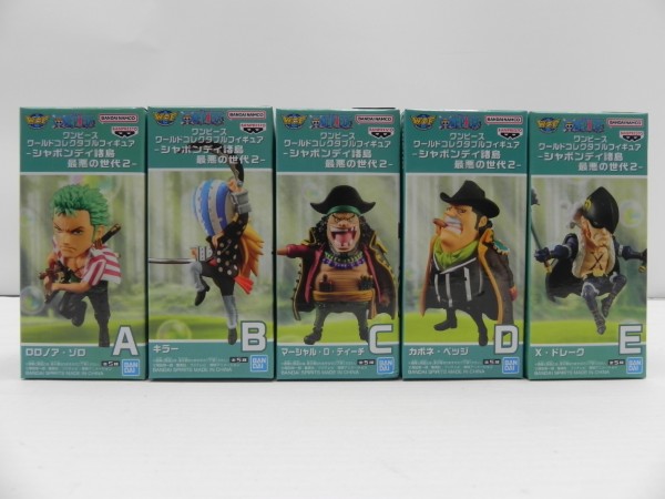 【中古】【未開封】全5種セット 「ワンピース」 ワールドコレクタブルフィギュア-シャボンディ諸島 最悪の世代2-＜フィギュア＞（代引き不可）6587