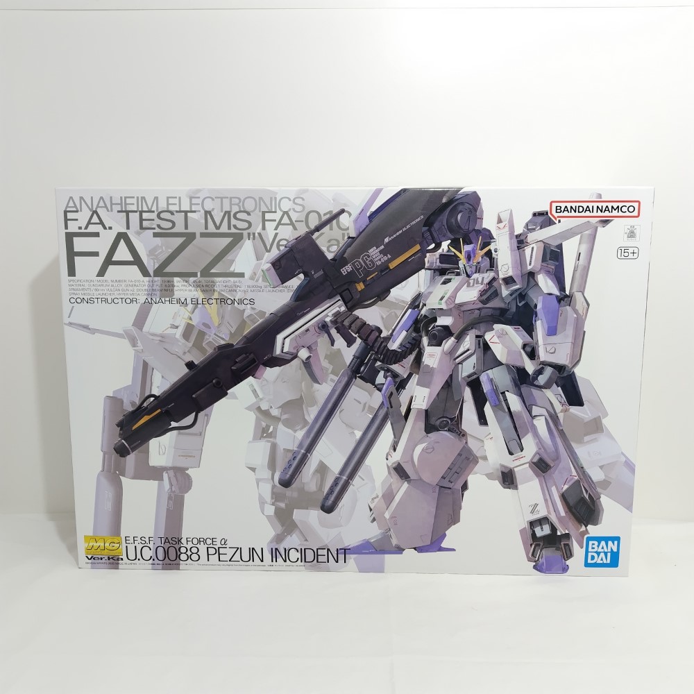 楽天市場】MG 1/100 FA-010A FAZZ Ver.ka ファッツ (ガンダム