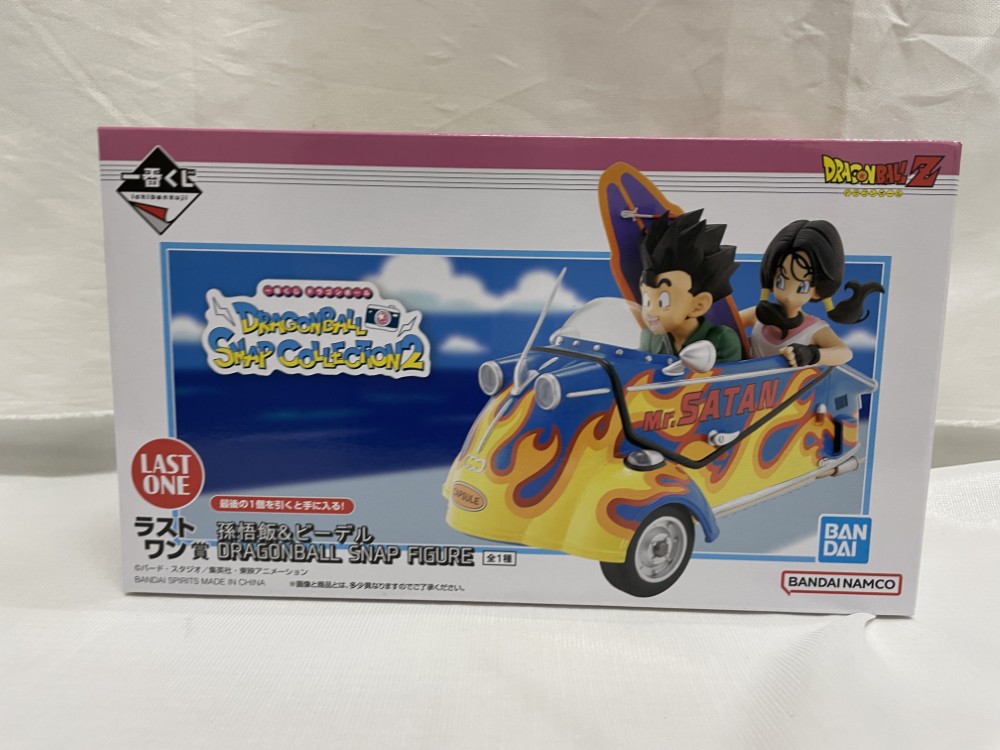 【中古】【未開封】孫悟飯＆ビーデル 「一番くじ ドラゴンボール DRAGONBALL SNAP COLLECTION2」ラストワン賞＜フィギュア＞（代引き不可）6546