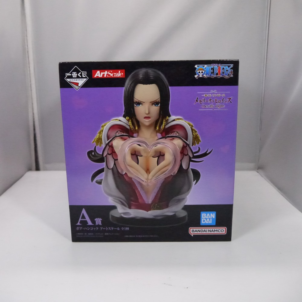 【中古】【開封品】ボア・ハンコック アートスケール 「一番くじ ワンピース メモリーオブヒロインズ -Devil’s night-」A賞＜フィギュア＞（代引き不可）6547