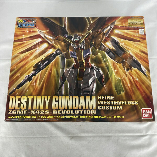 【中古】【未組立】1/100 MG ハイネ専用 デスティニーガンダム(ガンプラEXPO限定) 「機動戦士ガンダムSEED DESTINY」＜プラモデル＞（代引き不可）6541