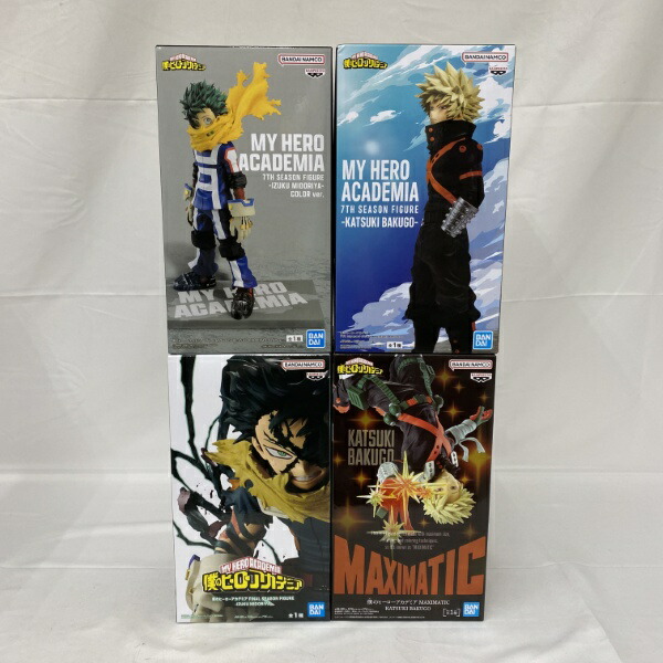 【中古】【未開封】【セット】僕のヒーローアカデミア 緑谷出久/爆豪勝己 プライズフィギュア 4点＜フィギュア＞（代引き不可）6541｜新星堂WonderGOO店