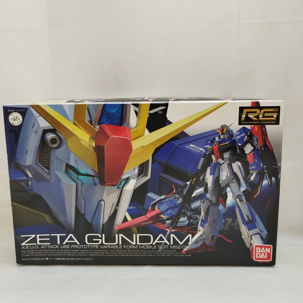 【中古】【未組立】1/144 RG MSZ-006 ゼータガンダム 「機動戦士Zガンダム」 [0178539]＜プラモデル＞（代引き不可）6573