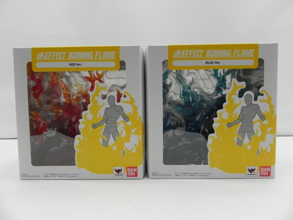 【中古】【未開封】【セット】魂EFFECTシリーズ BURNING FLAME RED Ver./BLUE Ver.＜フィギュア＞（代引き不可）6587