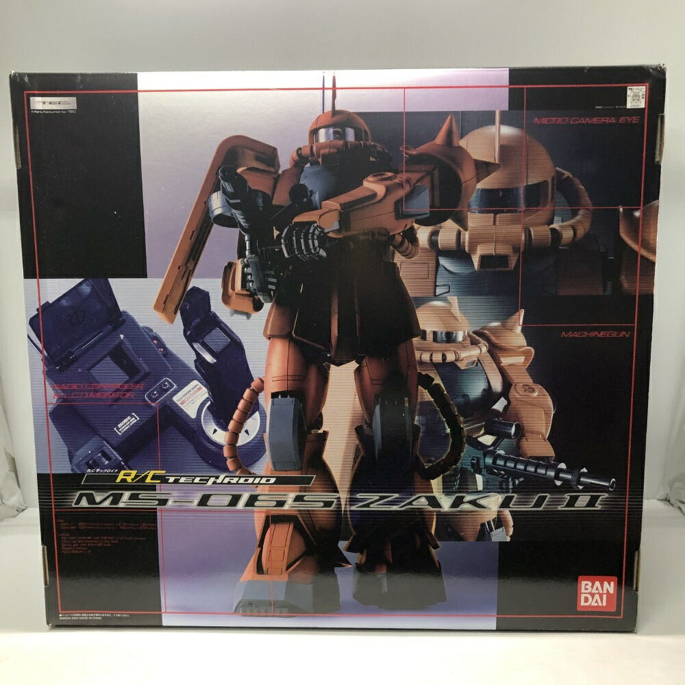 【★エントリーで尖んがり10倍★】【中古】【開封品】【未当て嵌める】R/C TECH ROID MS-06S ZAKU II シャア専用(ラジコン）＜手あそび＞（代引っ張ること不可）6605