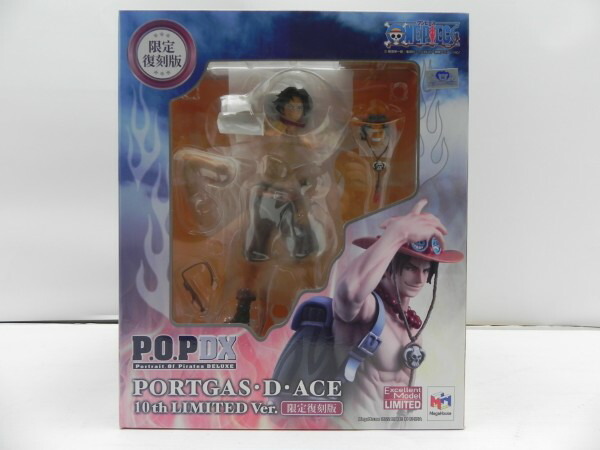 【中古】【未開封】Portrait.Of.Pirates NEO-DX ポートガス・D・エース 10th LIMITED Ver.【限定復刻版】＜フィギュア＞（代引き不可）6587