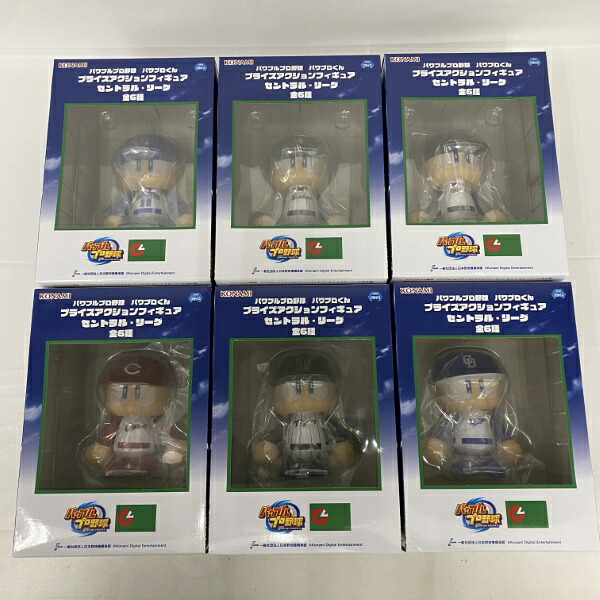 【中古】【未開封】【セット】パワフルプロ野球 パワプロくん プライズアクションフィギュア セントラル・リーグ(全6種) 6点＜フィギュア＞（代引き不可）6541 17,000円