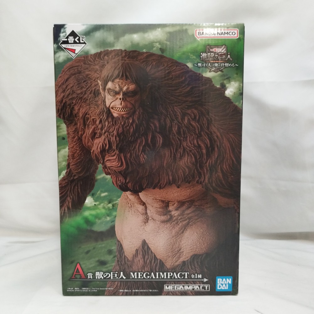 【中古】【未開封】獣の巨人 「一番くじ 進撃の巨人 ～獣の巨人は俺が仕留める～」 MEGAIMPACT A賞＜フィギュア＞（代引き不可）6573｜新星堂WonderGOO店