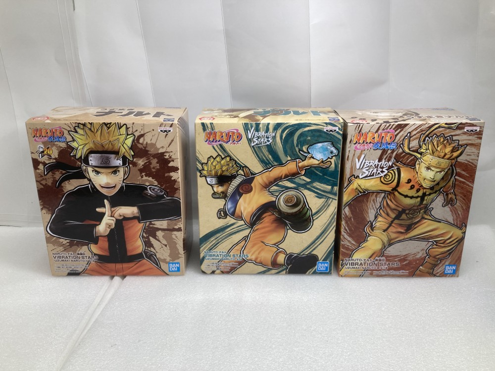 【中古】【未開封】【セット】うずまきナルト「NARUTO-ナルト」VIBRATION STARS 3種＜フィギュア＞（代引き不可）6520